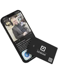 Цифровая NFC/QR визитка DEWIAR